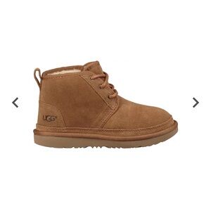 UGG Tan Lace-Up Ankle Boots